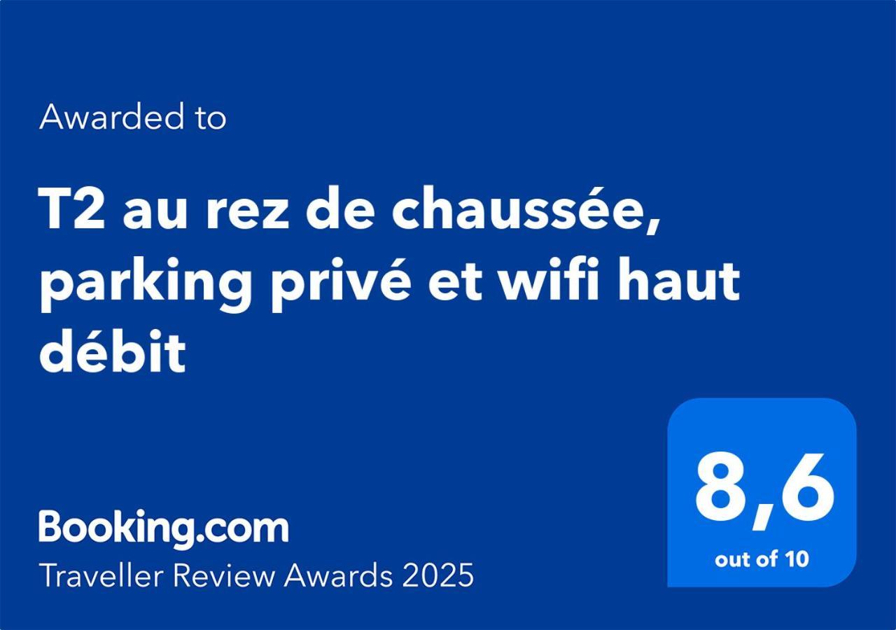 T2 Au Rez De Chaussee, Parking Prive Et Wifi Haut Debit Le Tampon Bagian luar foto